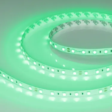 Лента RT-B60-10мм 24V Green (14.4 W/m, IP20, 5060, 5м) (Открытый)