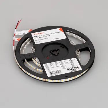 Лента RT-A128-8мм 24V Day4000 (9.6 W/m, IP20, 2835, 5м) (высок.эфф.150 лм/Вт)