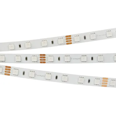 Лента RT-B60-10mm 24V RGB (14.4 W/m, IP20, 5060, 50m) (, Открытый)