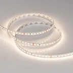 Лента светодиодная RT-A128-8mm 24V Warm3500 (10 W/m, IP20, 5m) (ARL, высокая эффективность 150 лм/Вт, 128 LED/m)