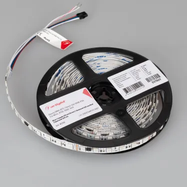 Лента DMX-B72-10мм 24V RGB-PX6 (16 W/m, IP20, 5060, 5м) (бегущий огонь)