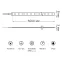 Лента светодиодная LED 2835/60-SMD 4.8 Вт/м 312 лм/м 4000К DC 12В IP20 8мм (блистер 5м) Basic Gauss