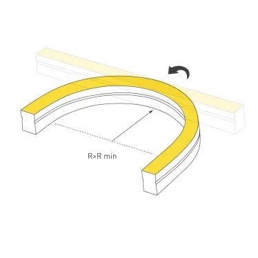 Лента герметичная MOONLIGHT-SIDE-GM192-12x17mm 24V RGBW-Day (14.4 W/m, IP67, 5m, wire x2) (Arlight, Вывод кабеля боковой)