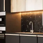Лента светодиодная LED 2835/60-SMD 4.8 Вт/м 210 лм/м 3000К DC 12В IP20 8мм комплект лента и драйвер (блистер 3м) Black Gauss