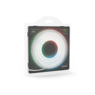 Лента светодиодная LED 5050/60-SMD 14.4 Вт/м 660 лм/м RGB DC 12В IP20 10мм (блистер 5м) Black Gauss