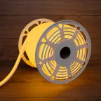 Гибкий неон LED SMD, форма – D, 16х16 мм, желтый, 144 LED/м, 50 м