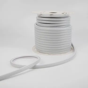 Гибкий неон LED SMD, форма – D, 16х16 мм, желтый, 144 LED/м, 50 м