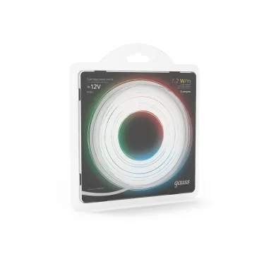 Лента светодиодная LED 5050/30-SMD 7.2 Вт/м 330 лм/м RGB DC 12В IP20 10мм (блистер 5м) Black Gauss