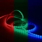 Лента светодиодная LED 5050/30-SMD 7.2 Вт/м 330 лм/м RGB DC 12В IP20 10мм (блистер 5м) Black Gauss