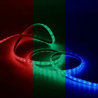 Лента светодиодная LED 5050/30-SMD 7.2 Вт/м 330 лм/м RGB DC 12В IP20 10мм (блистер 5м) Black Gauss
