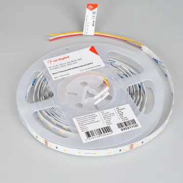 Лента LED RT-A120-10mm 24V White-MIX (9.6 W/m, IP20, 3528, 5m) (ARL, Открытый)
