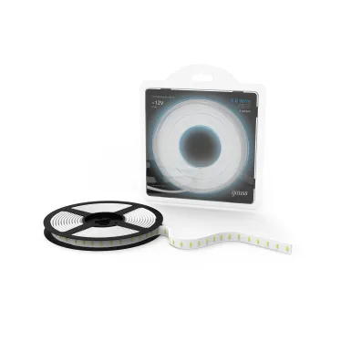 Лента светодиодная LED 2835/120-SMD 9.6 Вт/м 420 лм/м 6500К DC 12В IP66 8мм (блистер 5м) Black Gauss