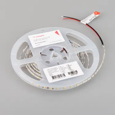 Лента RT-A80-5мм 24V Warm3500 (5 W/m, IP20, 2835, 5м) (Открытый)