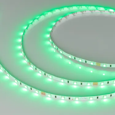 Лента LED RT-G60-5мм 24V RGB (6.6 W/m, IP20, 3838, 5м) (ARL, узкая)