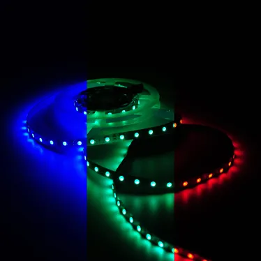 Лента светодиодная LED 5050/60-SMD 10 Вт/м 700 лм/м RGB DC 12В IP20 10мм (блистер 3м) Basic Gauss