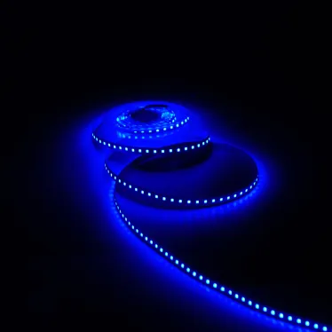 Лента светодиодная LED 2835/120-SMD 9.6 Вт/м 624 лм/м Синий DC 12В IP20 8мм (блистер 3м) Basic Gauss