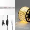 Дюралайт LED, постоянное свечение 2W - тёплый белый, 24 LED/м 10 мм, 100 м