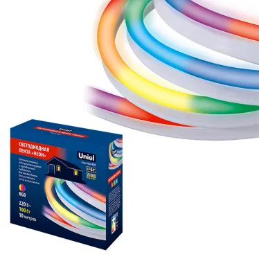 Комплект светодиодной ленты 10 м. IP67. ULS-N22 10M/RGB/1.5м IP67 RRP100C01 RGB. Cетевой шнур 1,5 м с контроллером.