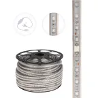 Лента уличная LED герметичная в силиконовой оболочке 220В 13х8мм IP65 SMd5050 60 диодов/метр cиний (бухта 100м)