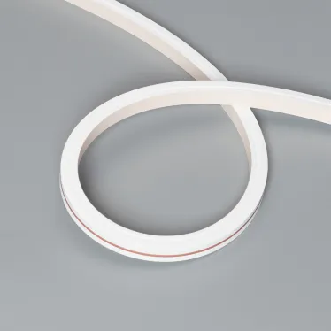 Лента светодиодная герметичная MOONLIGHT-TOP-X320-13x12mm 24V White6000 (5 W/m, IP67, sauna, 15m, wire x2) (ARL, Вывод вниз, 3 года)