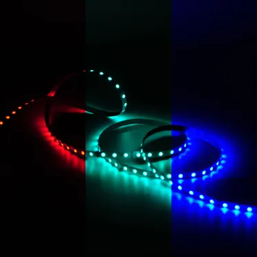 Лента светодиодная LED 5050/60-SMD 14.4 Вт/м 660 лм/м RGB DC 12В IP20 8мм комплект лента и драйвер (блистер 5м) Black Gauss