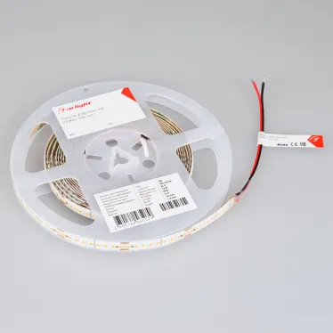 Лента UL-A180-10mm 24V Warm2700 (12 W/m, IP20, 5m) (Arlight, высок.эфф.180 лм/Вт)