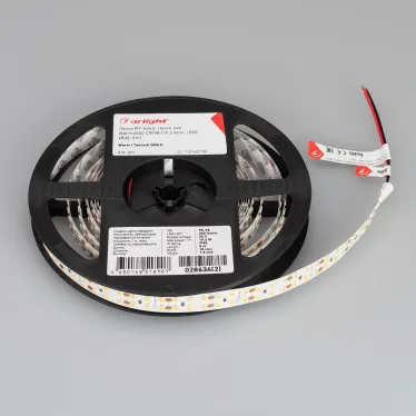 Лента RT-A240-15мм 24V Warm3000 CRI98 (19.2 W/m, IP20, 2835, 5м) (Открытый)