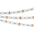 Лента LED RTW 2-5000SE 12V RGB 2x (5060, 300 LED, LUX) (ARL, 14.4 Вт/м, IP65)