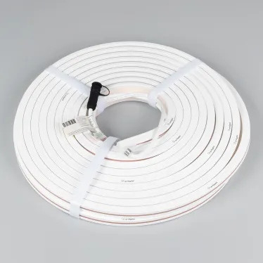 Лента светодиодная герметичная MOONLIGHT-TOP-X320-13x12mm 24V Day4000 (5 W/m, IP67, sauna, 15m, wire x2) (ARL, Вывод вниз, 3 года)