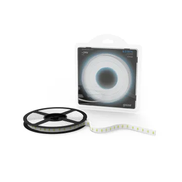 Лента светодиодная LED 2835/120-SMD 6.5 Вт/м 600 лм/м 5000К DC 24В IP20 8мм (блистер 5м) Black Gauss
