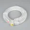 Лента светодиодная герметичная MOONLIGHT-COTTON-TOP-S-M560-D13xmm 24V Warm3000 (11 W/m, IP65, 5m, wire x1) (ARL, Вывод прямой, 3 года, 560 LED/m)