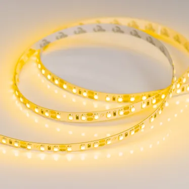 Лента RT-A120-8mm 12V Yellow (9.6 W/m, IP20, 2835, 5m) (, 9.6 Вт/м, IP20)