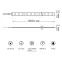 Лента светодиодная LED 2835/120-SMD 10 Вт/м 700 лм/м 4000К DC 12В IP20 8мм (блистер 3м) Basic Gauss