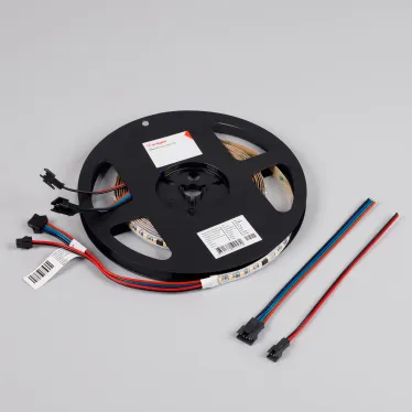 Лента светодиодная SPI-A120-10mm 24V Warm2700-PX6-BPT (11 W/m, IP20, 2835, 5m) (ARL, адресная, бегущий огонь, 120 LED/m)