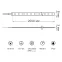 Лента светодиодная LED 2835/120-SMD 10 Вт/м 700 лм/м 4000К DC 12В IP20 8мм (блистер 2м) Basic Gauss