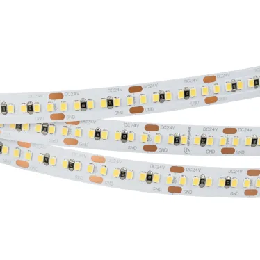 Лента LED MICROLED-M300-8мм 24V Warm2700 (8 W/m, IP20, 2216, 5м) (ARL, Открытый)