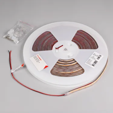 Лента светодиодная герметичная COB-PS-X560-12mm 24V White6000 (9.6 W/m, IP67, 10m) (ARL, 5 лет, 560 LED/m)