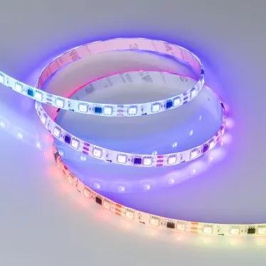 Лента герметичная SPI-SE-B60-10мм 12V RGB-PX3 (14.4 W/m, IP65, 5060, 5м) (бегущий огонь)