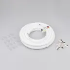 Лента герметичная MOONLIGHT-TOP-F280-D25мм 24V RGB 360deg (14.4 W/m, IP65, 3535, 5м, wire x1) (Вывод кабеля прямой)