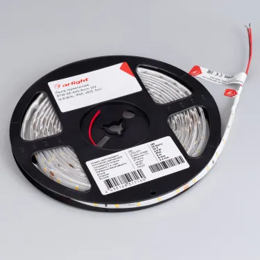 Лента герметичная RTW-SE-A60-8мм 24V Cool 10K (4.8 W/m, IP65, 2835, 5м) (-)