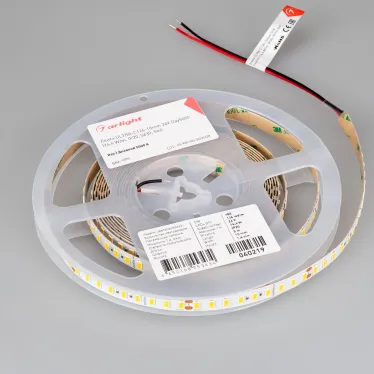 Лента ULTRA-C126-10мм 24V Day5000 (14.4 W/m, IP20, 5630, 5м) (высок.эфф.200 лм/Вт)