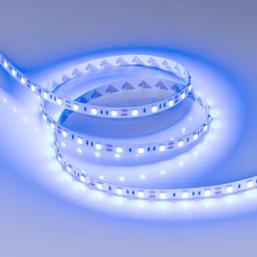 Лента RT-B60-10mm 12V Blue (14.4 W/m, IP20, 5060, 5m) (Arlight, Открытый)
