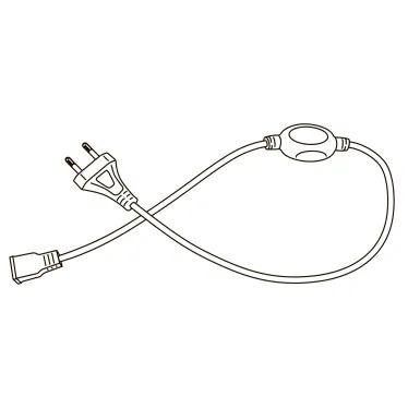 Комплект светодиодной ленты 5 м. IP67. ULS-N21 5м/6500K/1.5м IP67 RRP40C00 Дневной (6500K). Cетевой шнур 1,5 м.