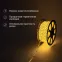 Лента уличная LED герметичная в силиконовой оболочке 220В 10х7мм IP65 SMd3528 60 диодов/метр теплый белый (бухта 100м)