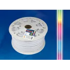 Светодиодная гибкая герметичная лента. NEON. Бобина 50 м. RGB. ULS-N22-5050-80LED/m-8mm-IP67-220V-10W/m-50M-RGB TM .