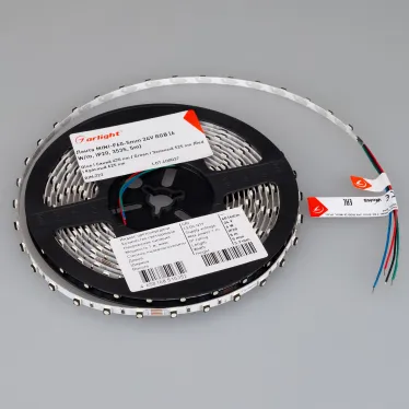Лента LED MINI-F60-5мм 24V RGB (6 W/m, IP20, 3535, 5м) (ARL, узкая)