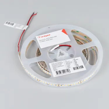 Лента светодиодная UL-A176-8mm 24V Day4000 (15 W/m, IP20, 5m) (ARL, 7 лет, 176 LED/m)
