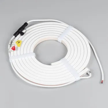 Лента светодиодная герметичная MOONLIGHT-TOP-X320-13x12mm 24V White6500 (5 W/m, IP67, sauna, 5m, wire x1) (ARL, Вывод вниз, 3 года)