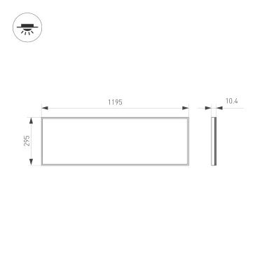 Лента RT-A120-8mm 12V Blue (9.6 W/m, IP20, 5m) (Arlight, 9.6 Вт/м, IP20)
