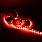 Лента светодиодная LED 2835/60-SMD 4.8 Вт/м 210 лм/м Красный DC 12В IP20 8мм (блистер 5м) Black Gauss